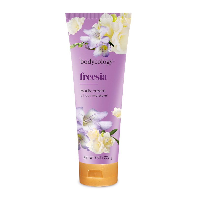 Freesia Shea Butter Body Cream - Moisturizing Floral & Woody Lotion, 8 oz