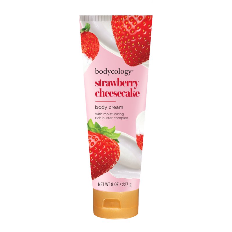 Strawberry Cheesecake Shea Butter Body Cream - Moisturizing Lotion, 8 oz