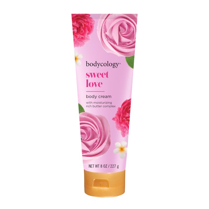 Sweet Love Shea Butter Body Cream - Moisturizing Floral Scent, 8 oz