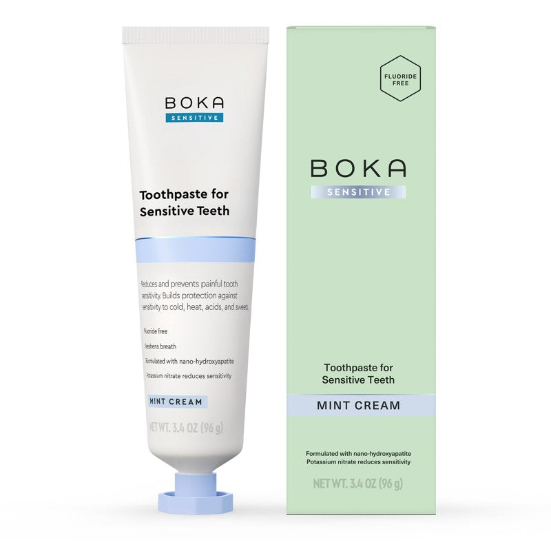 Sensitive Teeth Toothpaste with Nano-Hydroxyapatite, Mint Cream, 3.4oz