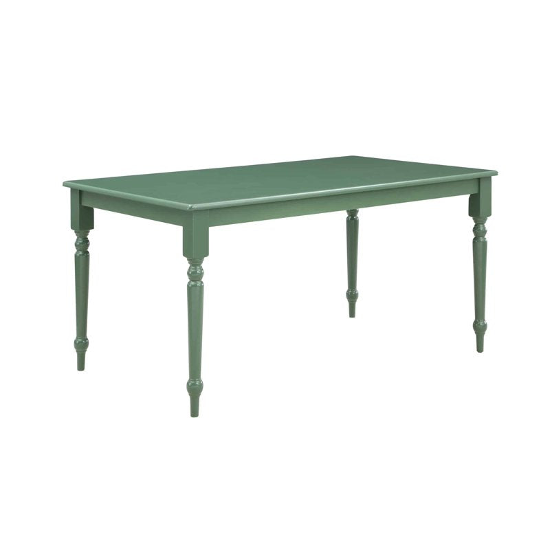 Carolina Rectangular Dining Table - Equestrian Green Finish