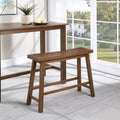 Sonoma Backless Wood Dining Bench - Rustic Acacia Construction