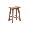 Sonoma Saddle Counter Stool - Barnwood Wire-Brush Finish