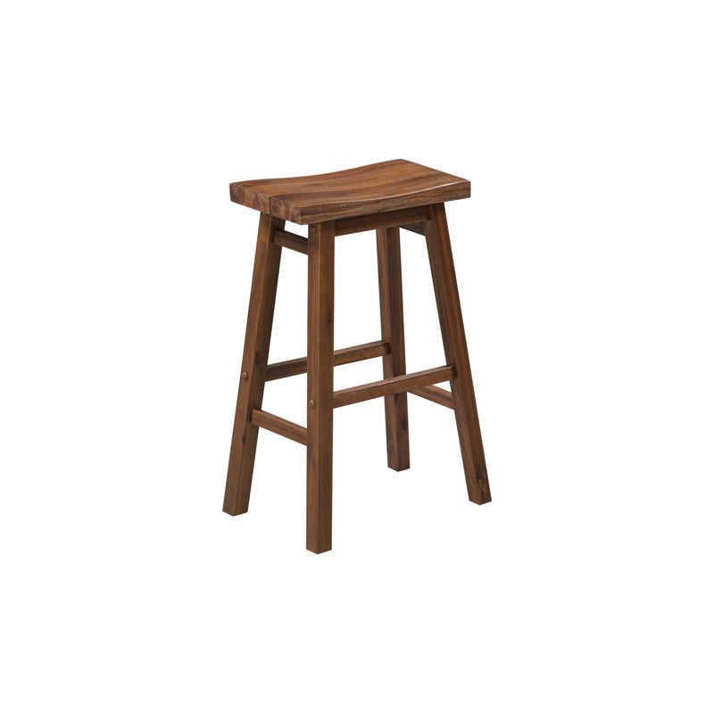 Sonoma Saddle Barstool - Chestnut Wire-Brush Finish