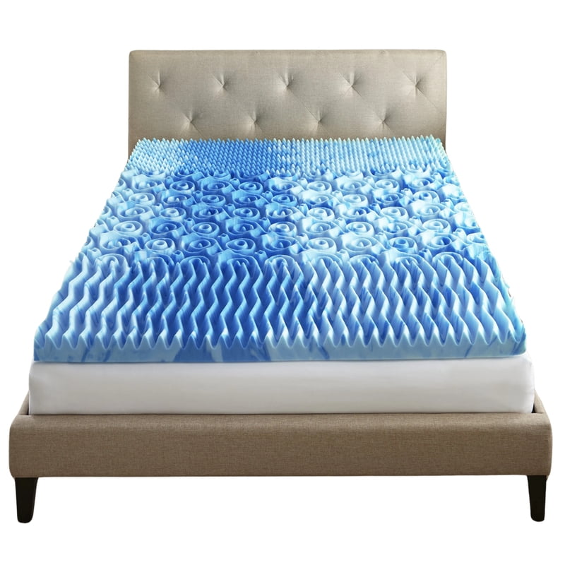 Boyd Sleep 3-Inch Cooling Gel Memory Foam Mattress Topper Full Size - Multi-Zone Support
