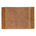 Braided Medallion Rug 20x30 Gold - Elegant Contemporary Floor Cover