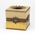 Multicolor Braided Medallion Tissue Cover - Decorative Bathroom & Kitchen Accessory