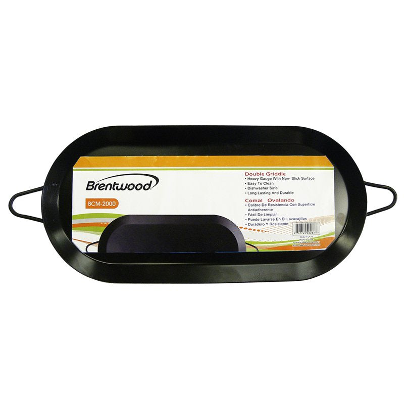 18-Inch Double Tortilla Warmer - Non-Stick Carbon Steel Griddle