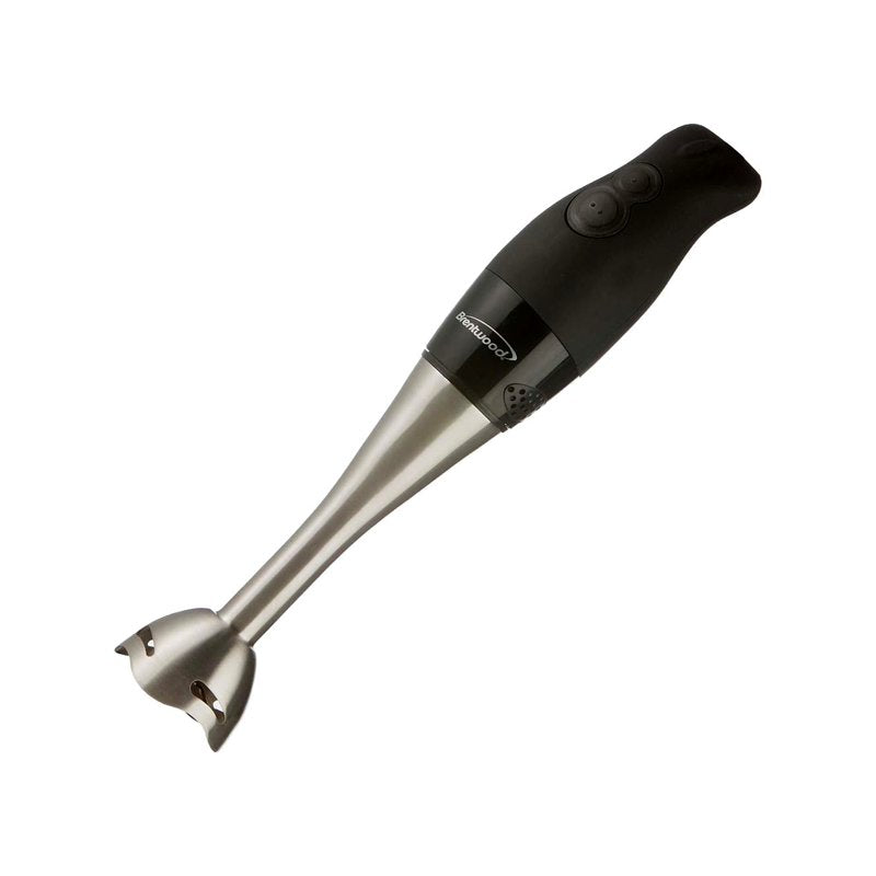 200-Watt Hand Blender with 2 Speeds & Stainless Steel Blades - Black