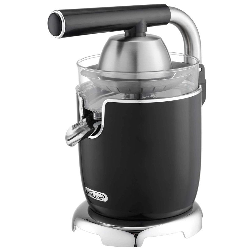 200-Watt Electric Citrus Juicer with Stainless Steel Lever - Black