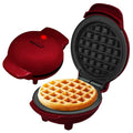 400-Watt 5-Inch Non-Stick Mini Waffle Maker - Red