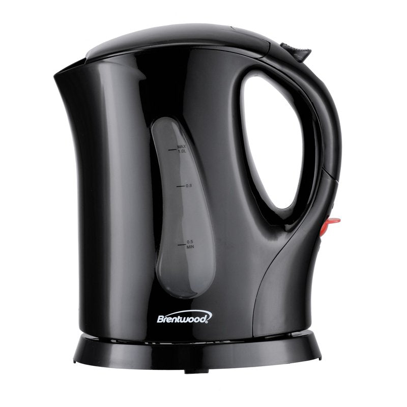 1-Liter Cordless Electric Kettle - BPA-Free, Black