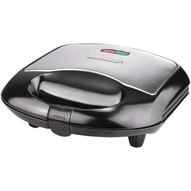 Nonstick Compact Dual Sandwich Maker - Black