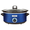7-Qt. Slow Cooker with Removable Ceramic Pot - Blue