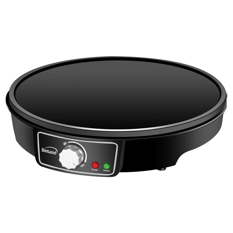 12-Inch Electric Crepe Maker and Griddle - 1000W Nonstick Pancake Cooker