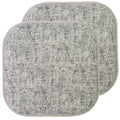 Memory Foam No Slip Chair Pad Cushion 2 Pack - Black & White