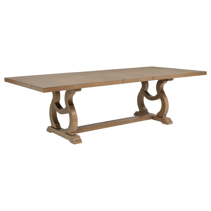 104-Inch Extension Leaf Dining Table - Barley Brown