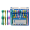 Sensitive Complete Clean Toothbrush Set - 10 Pack with Tongue Cleaner