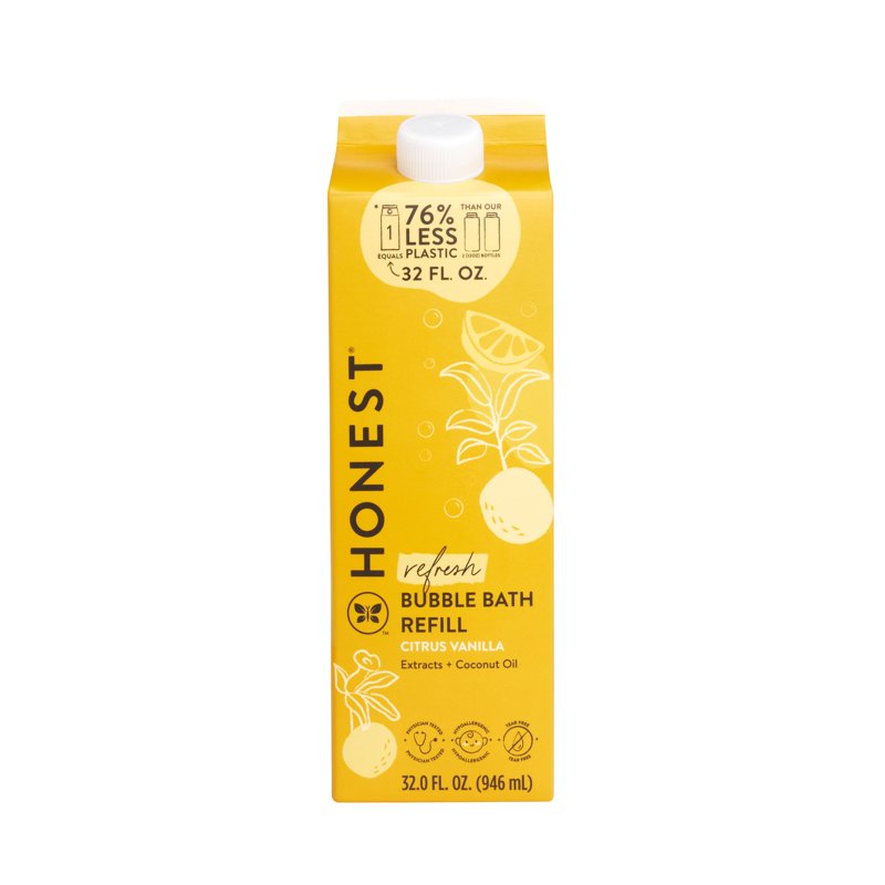Citrus Vanilla Bubble Bath Refill - 32 fl oz Eco Carton