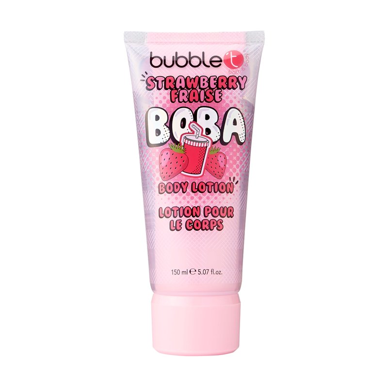 Strawberry Scented Moisturizing Body Lotion - Nourishing Tea Infused Cream