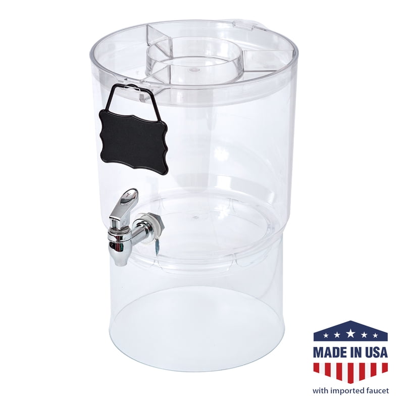 2.0 Gallon Tritan Beverage Dispenser with Party Top - Single