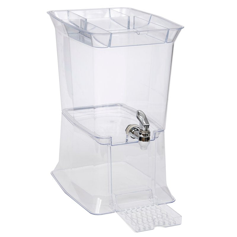 2.5 Gallon Tritan Beverage Dispenser with Drip Tray - Ideal for Parties