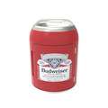 Portable 6-Can Mini Cooler - Budweiser Beverage Shaped - Red