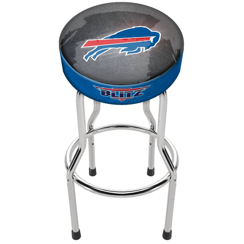 Buffalo Bills Adjustable Arcade Stool with Foam Padding