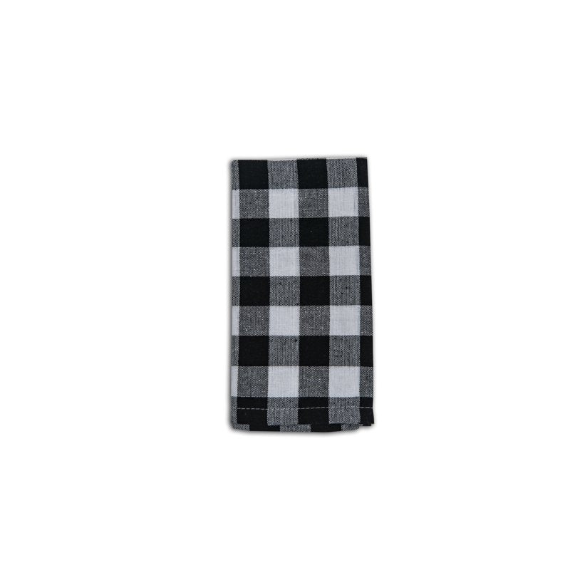 Buffalo Check Black Cotton Napkin Set of 4 - 18" x 18"