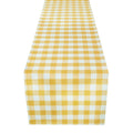Buffalo Check Plaid Table Runner - Yellow - 13 x 72 in