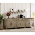Large Buffet Cabinet with 6 Doors & 3 Drawers - Wash Grey