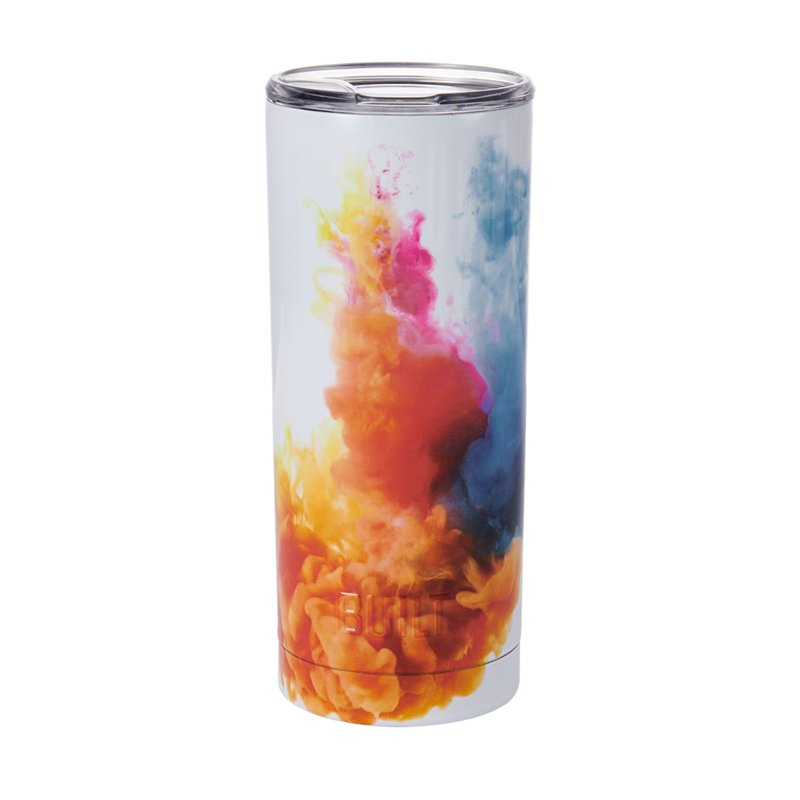 20 oz Double-Wall Stainless Steel Tumbler - Water Ink