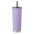 24 oz Lavender Stainless Steel Insulated Tumbler with Straw