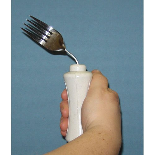 Built-Up Handle Stainless Steel Fork - Eating Aid Utensil 1