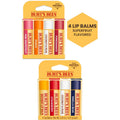 Natural Moisturizing Lip Balm Set - Original & Superfruit - 8 Pack