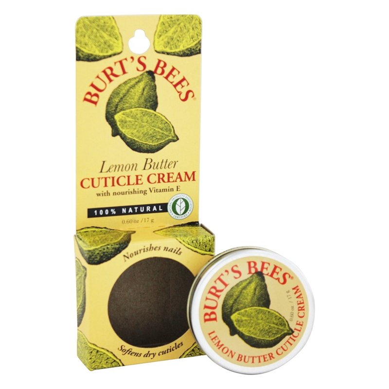 Natural Lemon Butter Cuticle Cream for Healthy Nails - 0.6 oz