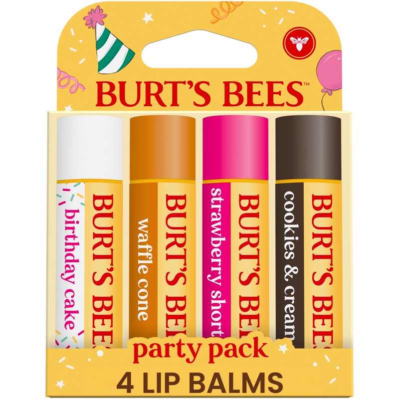 Natural Flavored Lip Balm Gift Set - Moisturizing Lip Care for Dry Lips