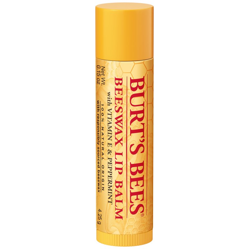Beeswax Lip Balm with Vitamin E and Peppermint - 0.15 oz