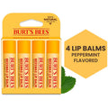 Natural Moisturizing Beeswax Lip Balm with Vitamin E & Peppermint Oil
