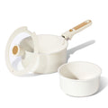 Ceramic Nonstick Cookware Set - 4-Piece Induction Safe