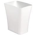 3.1 Gallon Anti-Microbial Bathroom Trash Can - White