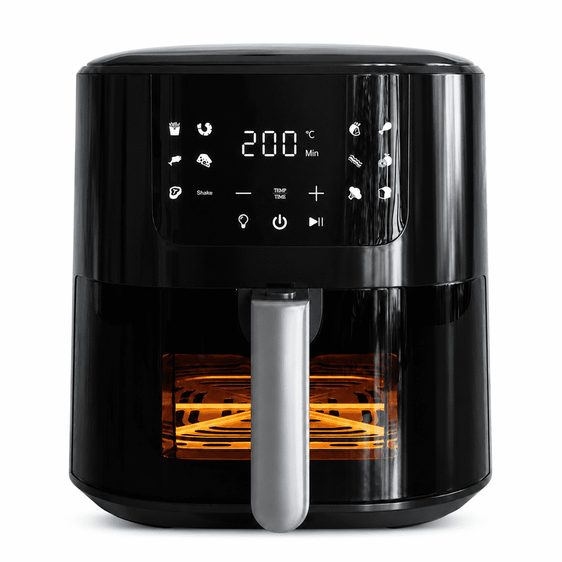 5.5 QT Digital Air Fryer with Touchscreen - Black with View Window