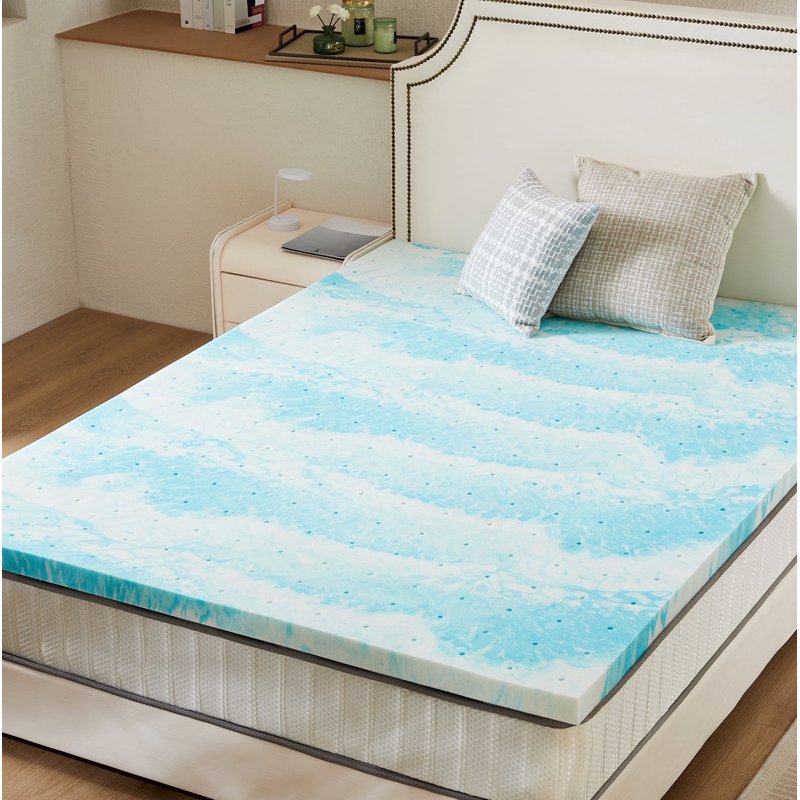 CONCETTA 2-Inch Twin Foam Mattress Topper - CertiPUR-US Certified, Cooling Gel