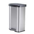 21 Gallon Stainless Steel Kitchen Trash Can with Lid & Foot Pedal - 80L