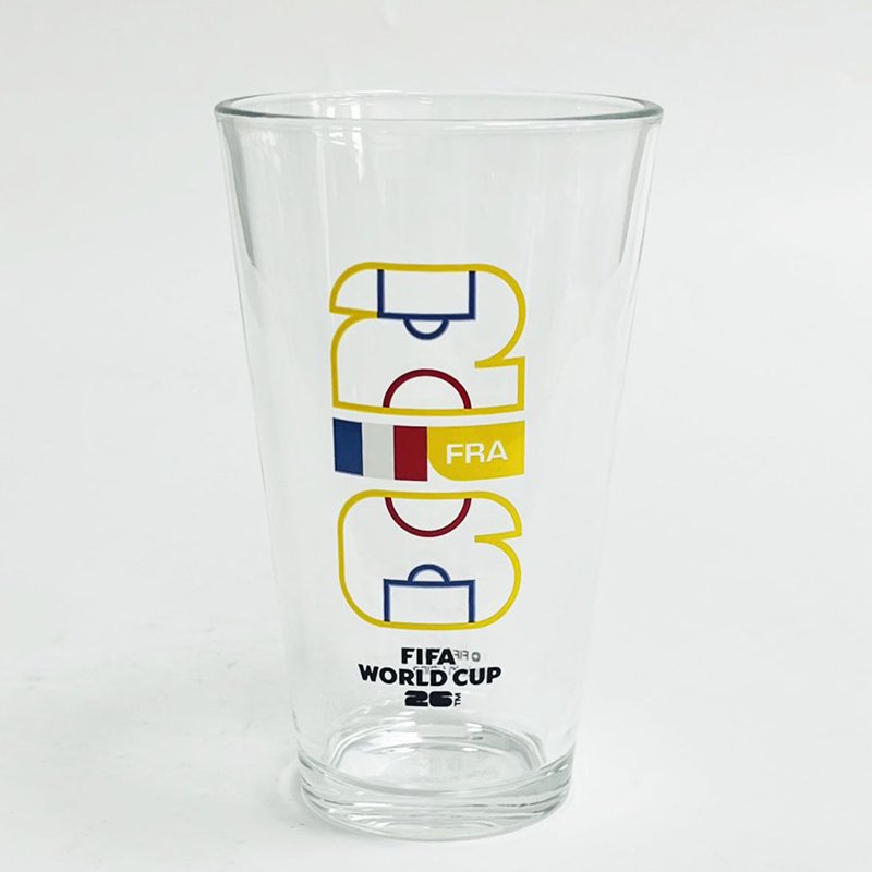 16oz FIFA World Cup 2026 France Mixing Glass - Official Emblem
