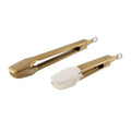 Heat-Resistant Cooking Tongs Set - 12" & 19" Lengths