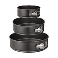 Round Springform Cake Pan Set - 7, 8, 9 Inch Nonstick