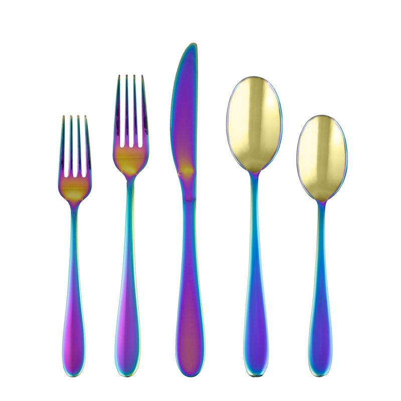 Byram Rainbow Mirror 20-Piece Flatware Set - Service for 4