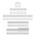 89-Piece Stainless Steel Flatware Set - Service for 12
