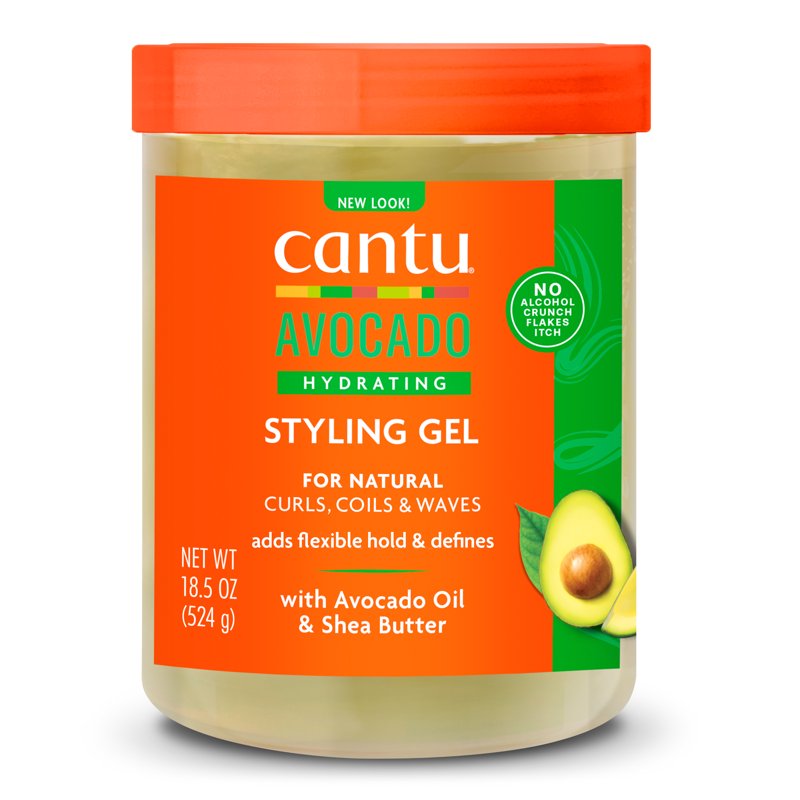 Avocado Hydrating Styling Gel - Sulfate-Free Hair Gel, 18.5 oz